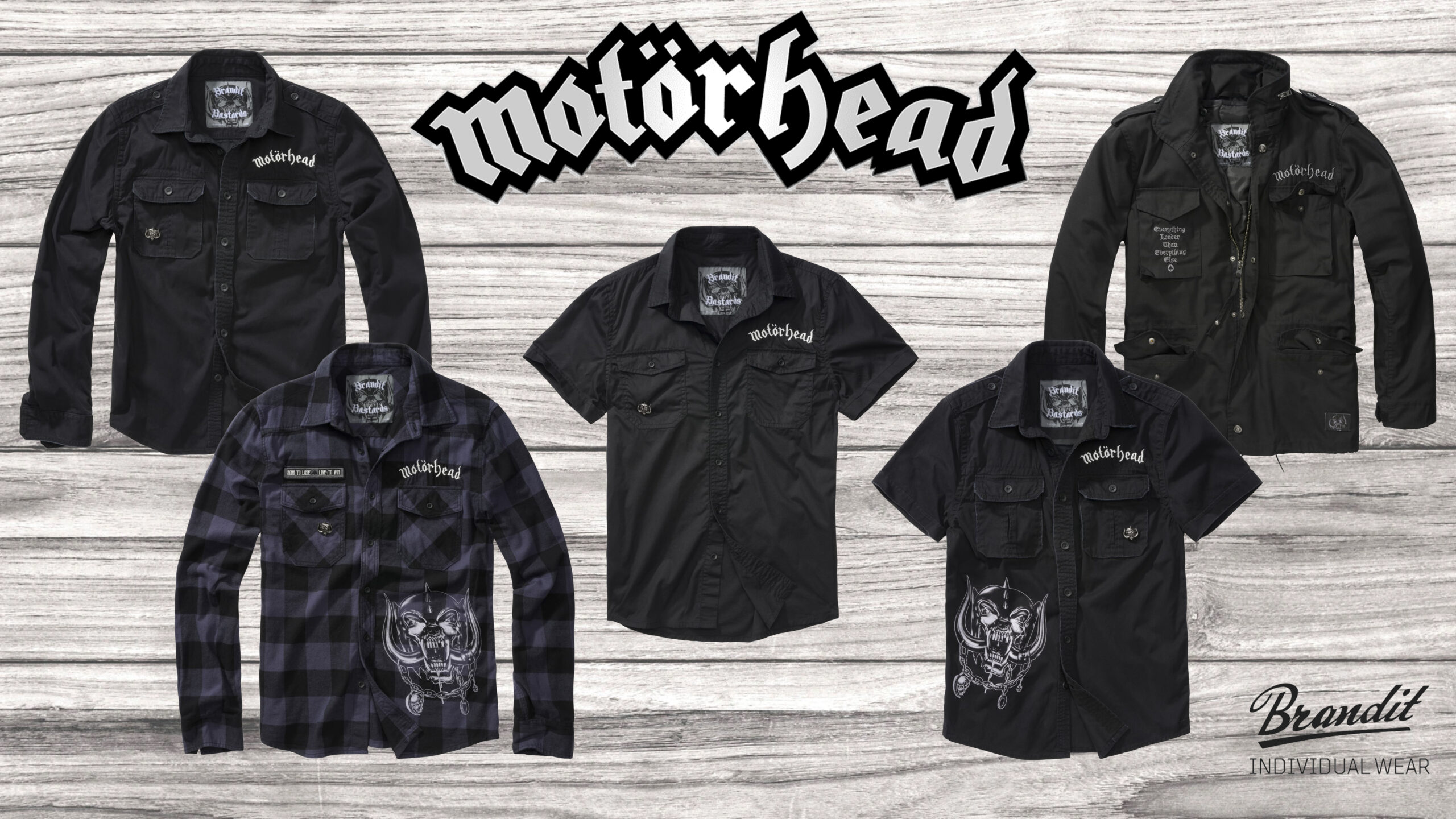 Motörhead merch från Brandit